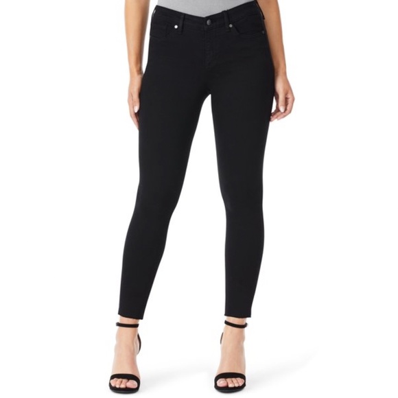 sofia by sofia vergara Denim - Sofia Jeans by Sofia Vergara Women's Sofia Skinny Ankle Jeans Black Size 14